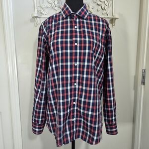 ⭐️Bristol And Bull Men's Checkered Button Up Shirt Size Med